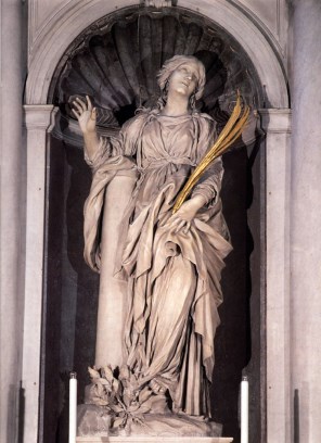 성녀 비비아나_by Gian Lorenzo Bernini_photo by WikiPaintings_in the Church of Santa Bibiana in Rome_Italy.jpg
